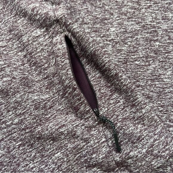 Lululemon Surge Warm 1/2 Zip Pullover Men’s Size Medium Heathered Black Cherry - Picture 13 of 14